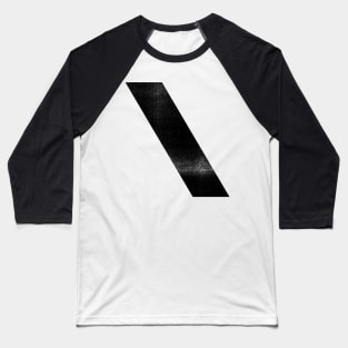 Backslash - Black Baseball T-Shirt